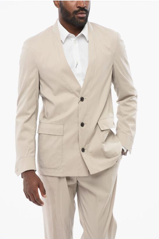  꼬르넬리아니 수트 세트 89NI05 2114512 038 Beige - CORNELIANI