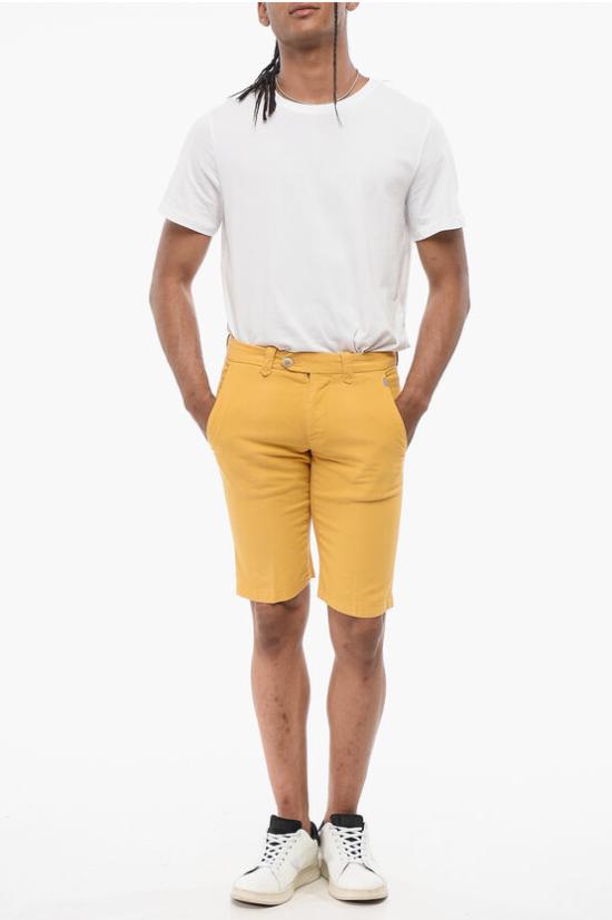  꼬르넬리아니 숏팬츠 774EL3 6120176 071 Yellow - CORNELIANI