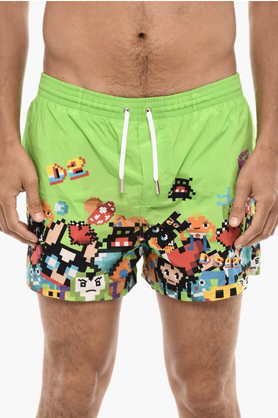  디스퀘어드2 스윔팬츠 D7B645310 ISA01 320 Green