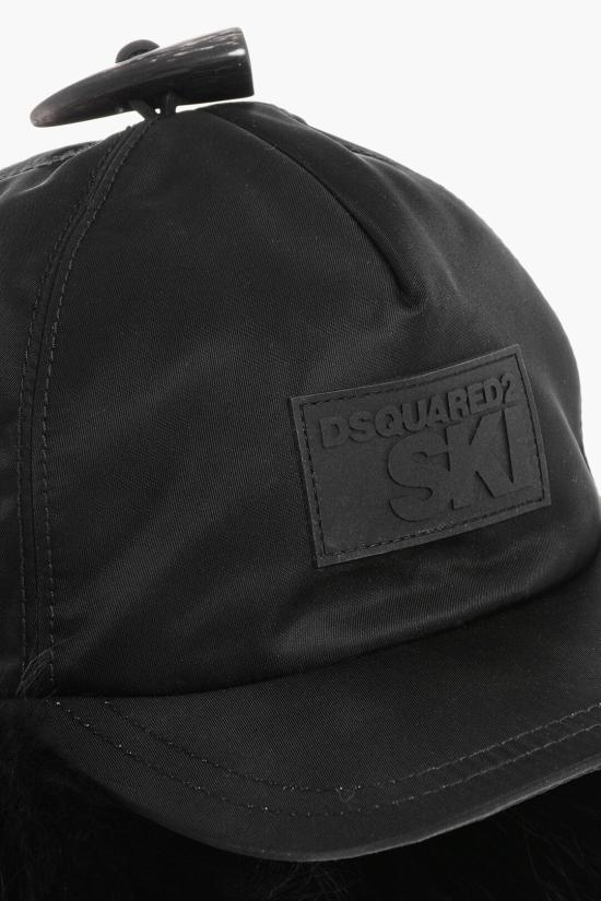  디스퀘어드2 이어플랩 캡 BCM0124 11701217 2124 Black - DSQUARED2