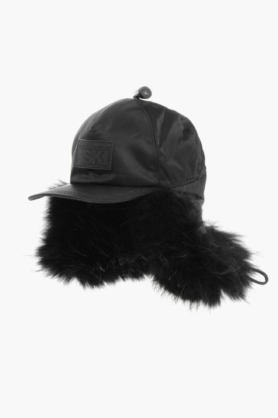  디스퀘어드2 이어플랩 캡 BCM0124 11701217 2124 Black - DSQUARED2