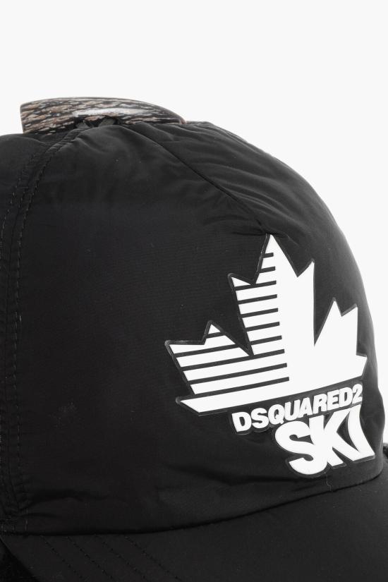  디스퀘어드2 이어플랩 캡 BCM0124 11703457 M1507 Black - DSQUARED2