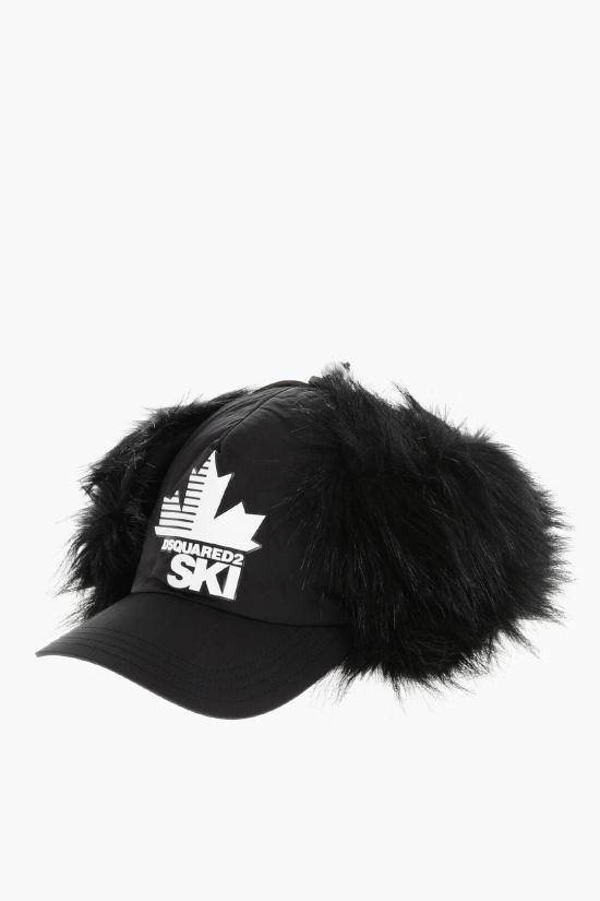  디스퀘어드2 이어플랩 캡 BCM0124 11703457 M1507 Black