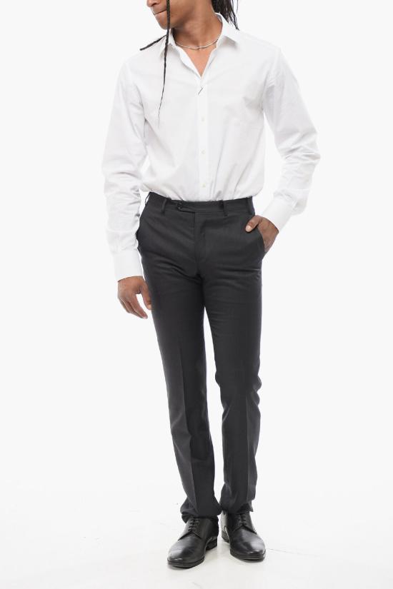  꼬르넬리아니 스트레이트 팬츠 835263 9118060 013 Gray - CORNELIANI