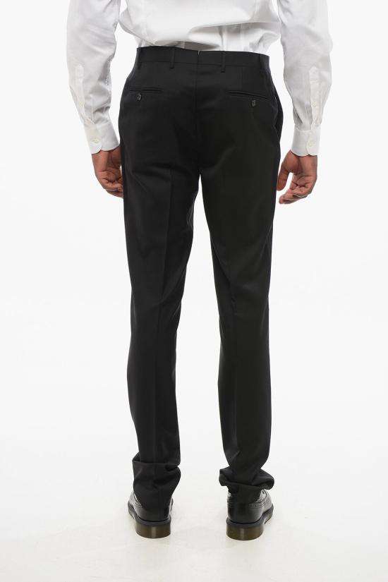  꼬르넬리아니 스트레이트 팬츠 815264 8118060 020 Black - CORNELIANI