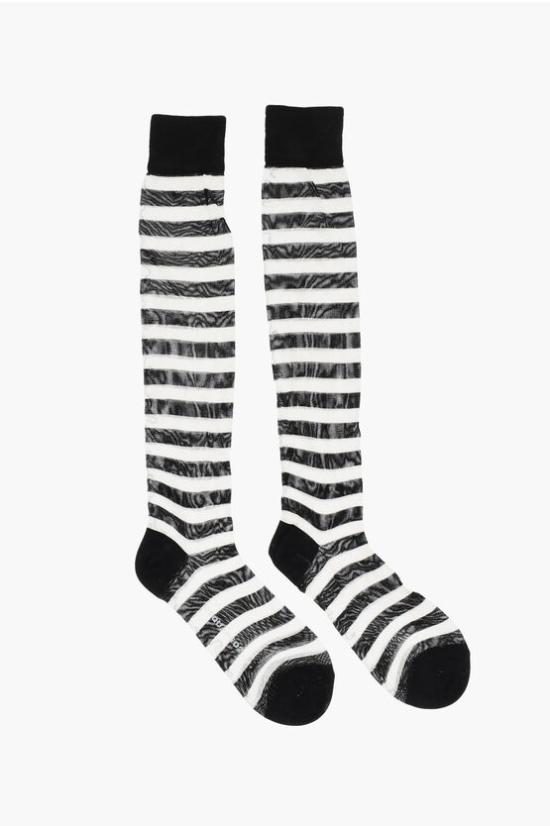  디스퀘어드2 양말 DHV020220 ISA01 201 Black White - DSQUARED2