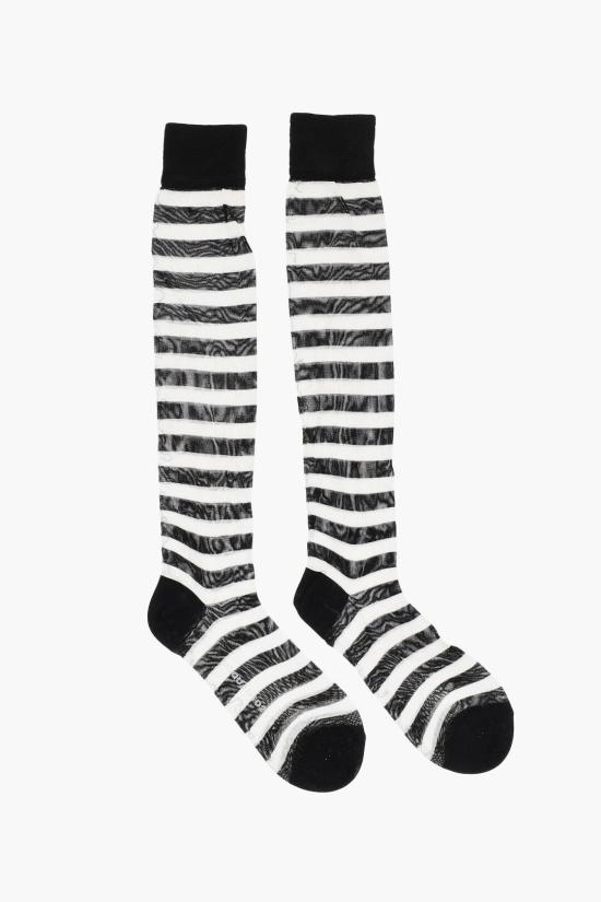  디스퀘어드2 양말 DHV020220 ISA01 201 Black White - DSQUARED2