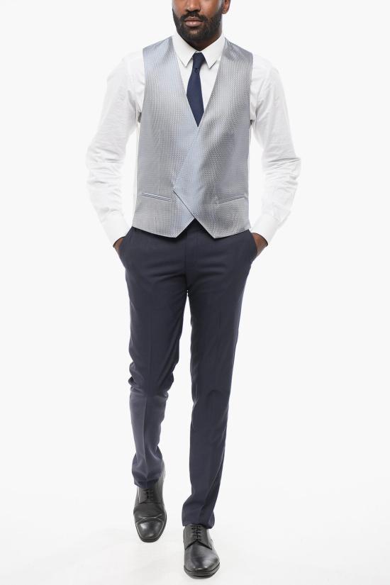  꼬르넬리아니 수트 자켓 91CT02 3197182 001 Light blue - CORNELIANI