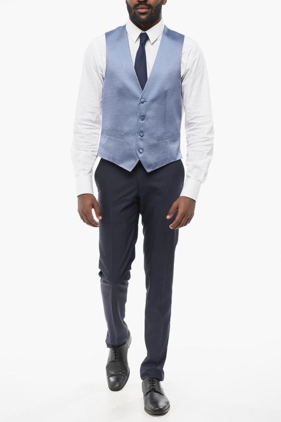  꼬르넬리아니 수트 자켓 91CT05 3197180 004 Light blue - CORNELIANI