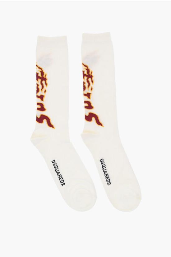  디스퀘어드2 양말 DFV141980 ISA01 100 White