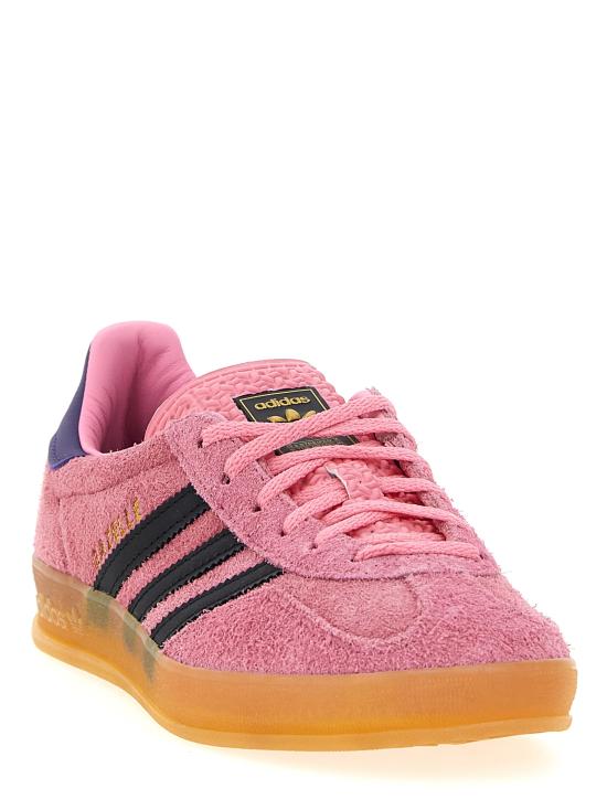 25FW 아디다스 가젤 인도어 스니커즈 IE7002BLIPNKCBLACKCPURPL Fuchsia - ADIDAS