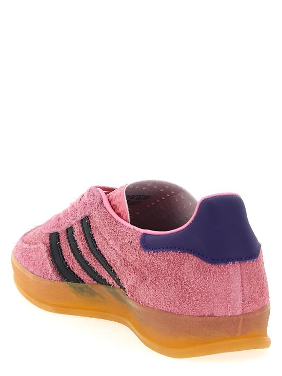 25FW 아디다스 가젤 인도어 스니커즈 IE7002BLIPNKCBLACKCPURPL Fuchsia - ADIDAS