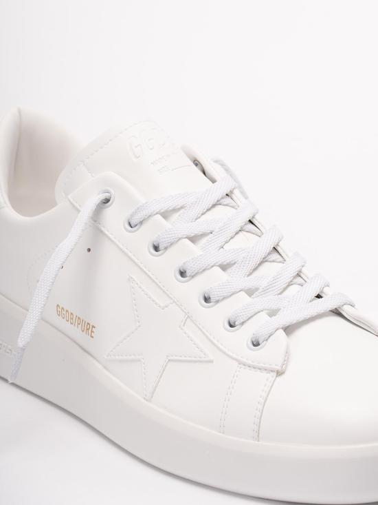 26SS 골든구스 퓨어 스타 스니커즈 GMF00197F00395410100 White - GOLDEN GOOSE