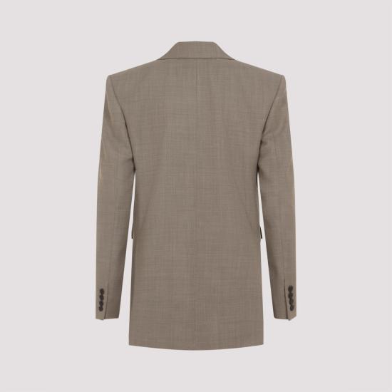 25FW 생로랑 수트 자켓 821942 Y1I25 1506 TAUPE BEIGE - SAINT LAURENT