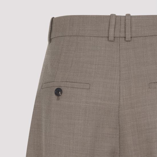 25FW 생로랑 스트레이트 팬츠 824389 Y1I25 1506 TAUPE BEIGE - SAINT LAURENT