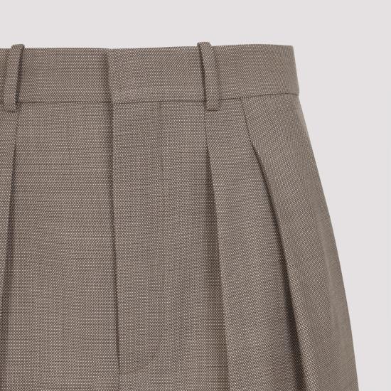 25FW 생로랑 스트레이트 팬츠 824389 Y1I25 1506 TAUPE BEIGE - SAINT LAURENT