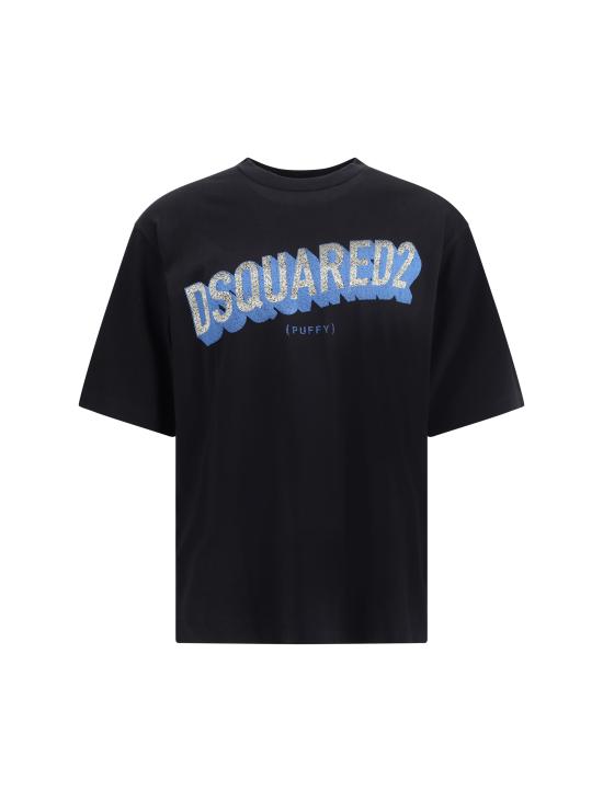 25FW 디스퀘어드2 반팔 티셔츠 S74GD1445D20020 900 BLACK