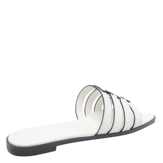25FW 토리버치 뮬/슬리퍼 158616 101 White - TORY BURCH
