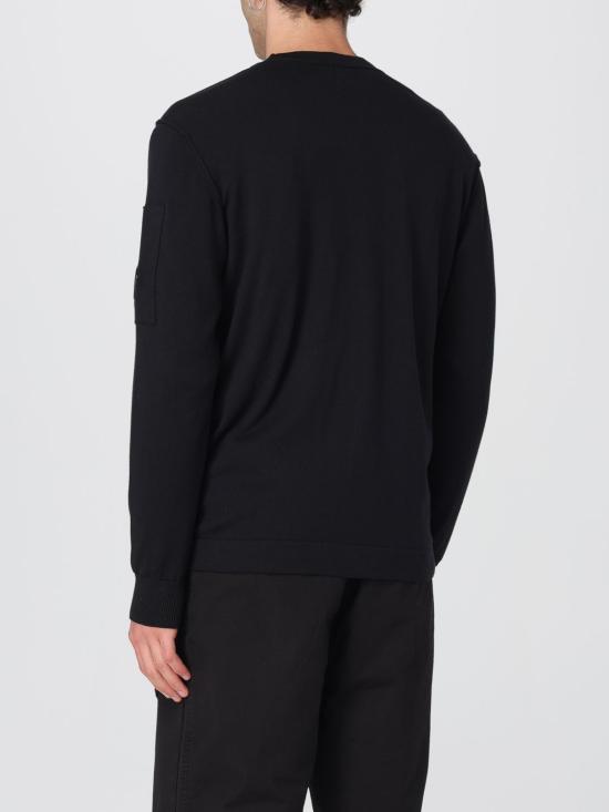 25SS 씨피 컴퍼니 가디건 18CMKN076A004037A999 BLACK DOM - C.P. COMPANY