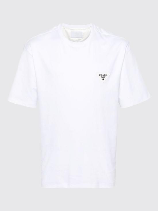 25SS 프라다 반팔 티셔츠 UJN837240F0009 WHITE DOM