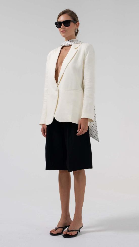  파렌테지 수트 자켓 Parentezi 아이노하 블레이저 아이보리 - PARENTEZI