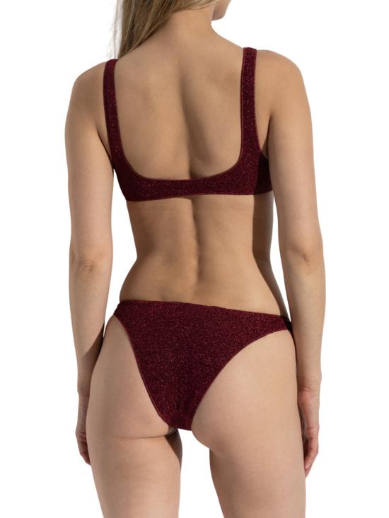 25FW 오세리 비치웨어 LSS205 BURGUNDY - OSÉREE