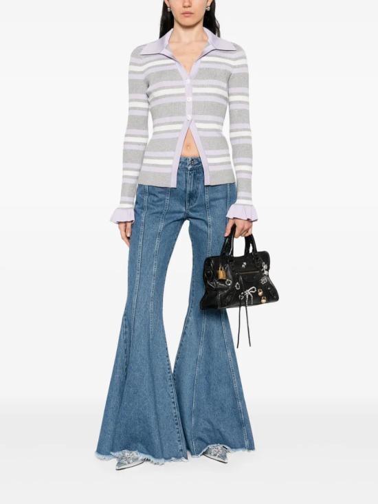 25FW 셀프 포트레이트 가디건 PF25047TAGR GREY - SELF PORTRAIT