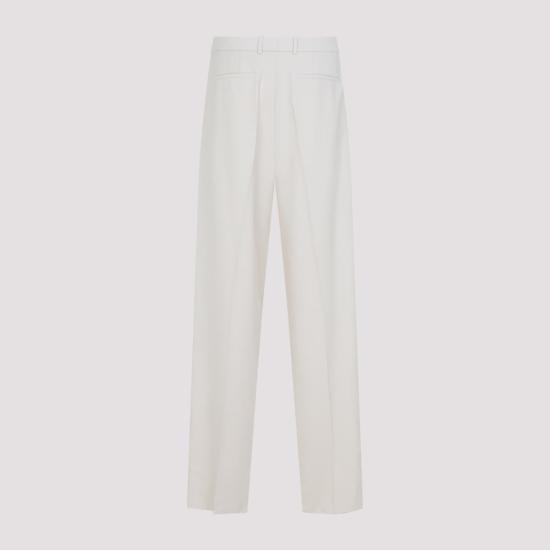 25FW 생로랑 스트레이트 팬츠 822149 Y405W 7171 Beige - SAINT LAURENT