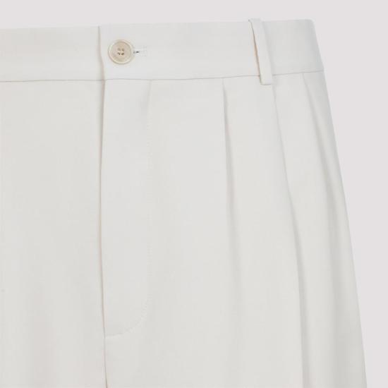 25FW 생로랑 스트레이트 팬츠 822149 Y405W 7171 Beige - SAINT LAURENT