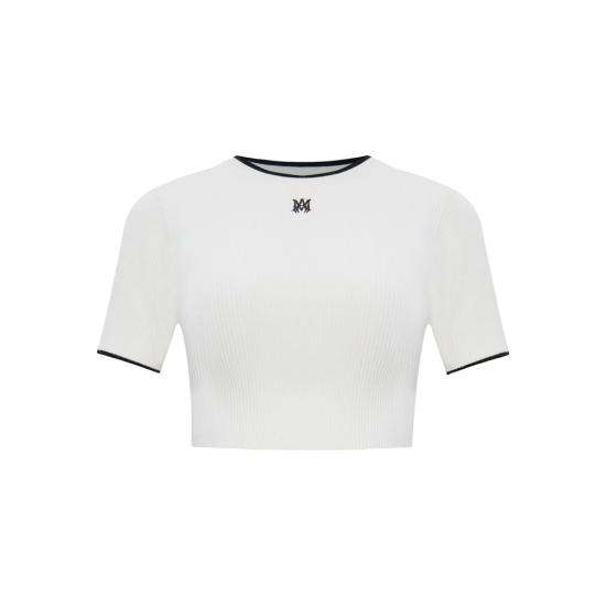 25FW 아미리 반팔 티셔츠 AWKNTE1008 IVORY WHITE