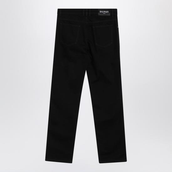 25FW 발망 데님 팬츠 FH1MI083DF88 Black - BALMAIN