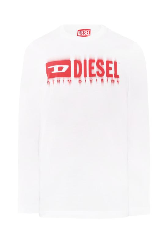 25FW [키즈] 디젤 티셔츠 J02474 00YI9 K100 WHITE - DIESEL