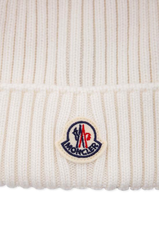 25FW [키즈] 몽클레어 모자 K2954 3B00011 M1131 030 WHITE - MONCLER