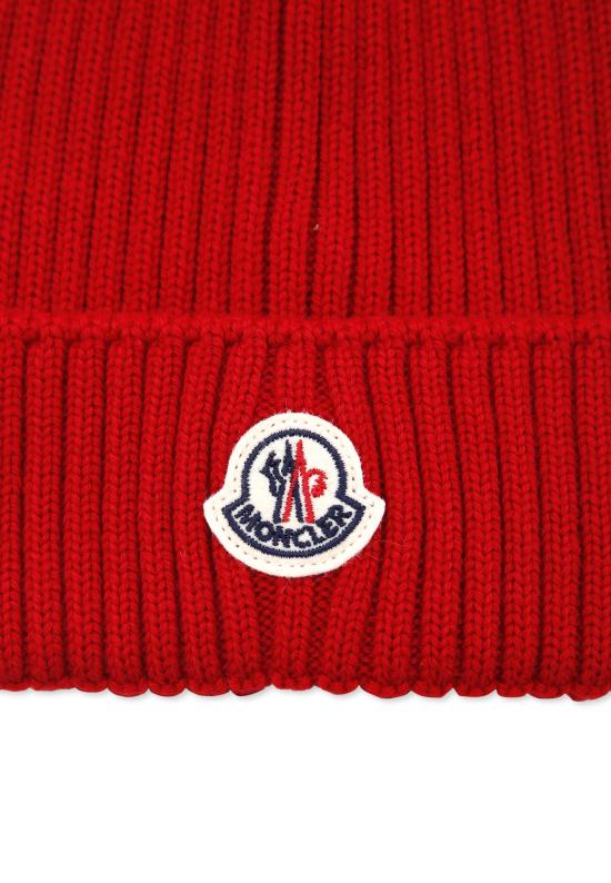25FW [키즈] 몽클레어 모자 K2954 3B00009 M1131 455 RED - MONCLER