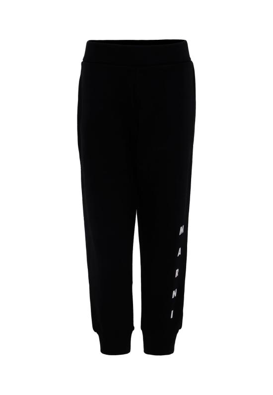 25FW [키즈] 마르니 트레이닝/조거 팬츠 M01218 M00V0 0M900 BLACK