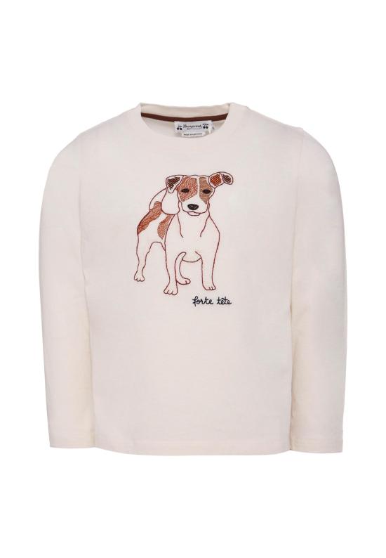 25FW [키즈] 봉쁘앙 티셔츠 W05BTSK00017 104 IVORY