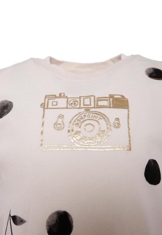 25FW [키즈] 봉쁘앙 티셔츠 P05GTSK00001 104 IVORY - BONPOINT