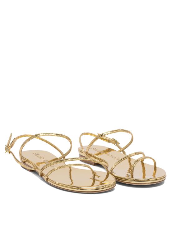25SS 스튜디오 아멜리아 샌들 F860CFSHELIX FLATGLD Gold - STUDIO AMELIA