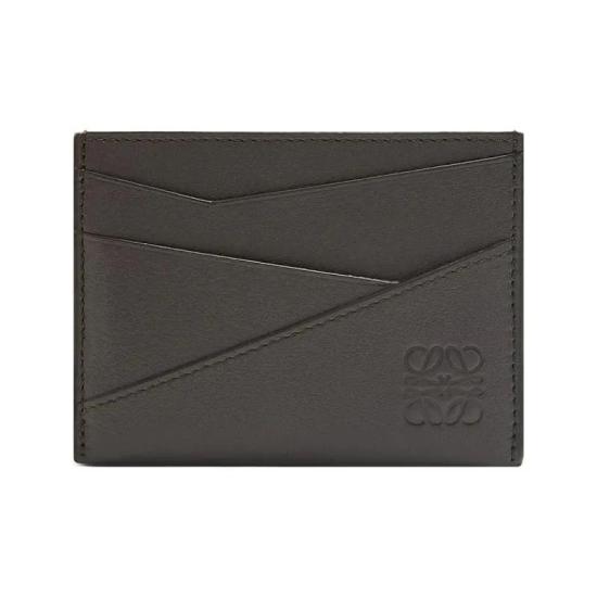 26FW 로에베 퍼즐 플레인 카프스킨 카드홀더 C510Q77X02 1220 DGRAY DOM