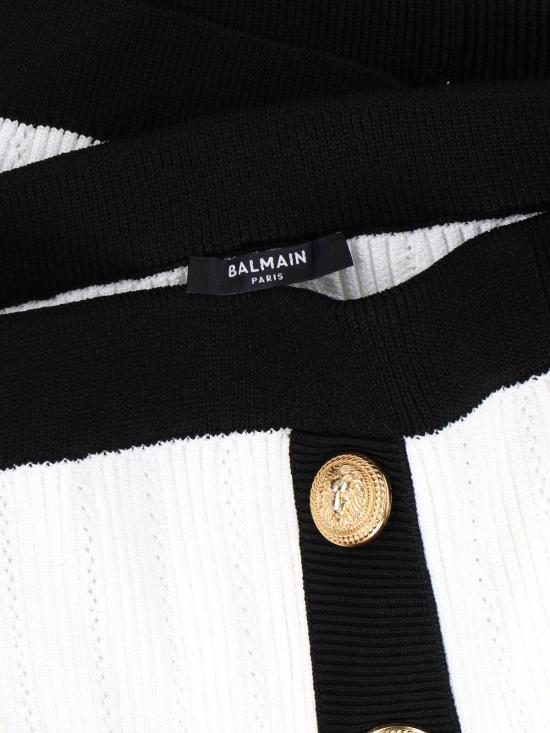 25FW 발망 숏 스커트 FF1LB039KI64 GAB White - BALMAIN