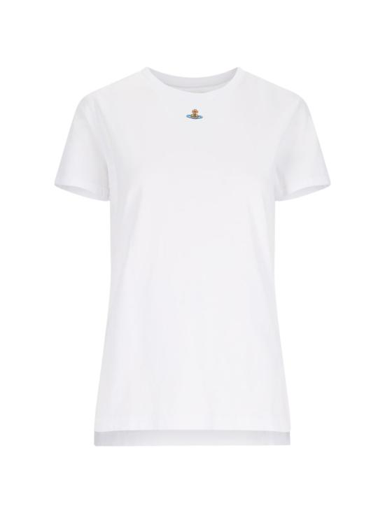 25FW 비비안웨스트우드 PERU 페루 ORB 반팔 티셔츠 3G010017 J001M A401 White