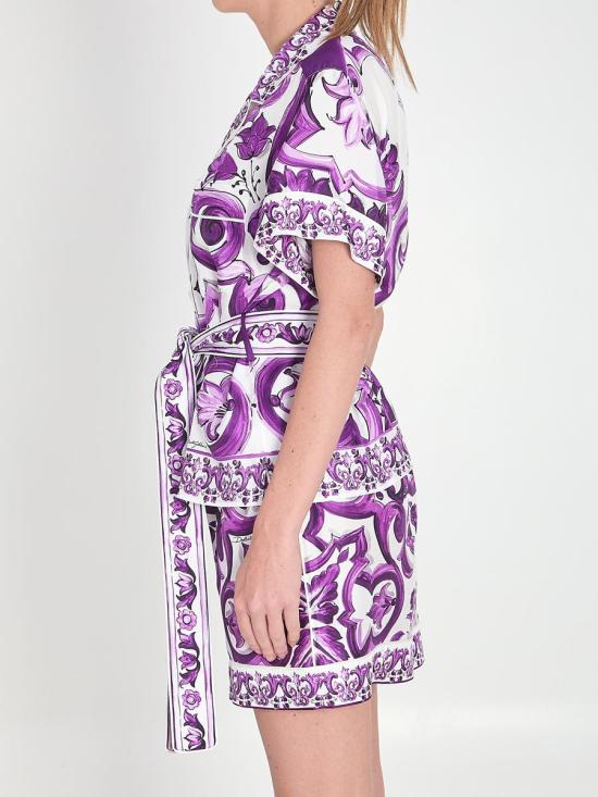 25FW 돌체앤가바나 블라우스 30291070 F5G67T HI1TK IP3TN WHITE - DOLCE & GABBANA