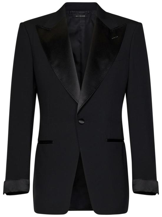 25FW 톰포드 수트 세트 2EAPQ1WOS02LB999 Black - TOMFORD