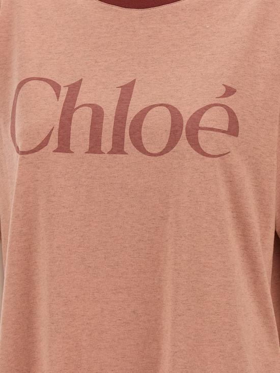 25FW 끌로에 반팔 티셔츠 CH25AJH201736B1 PETAL PINK - CHLOE