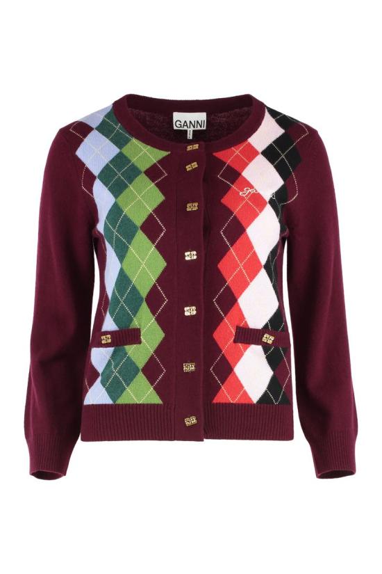 25FW 가니 가디건 K25322720 730 MULTICOLOR