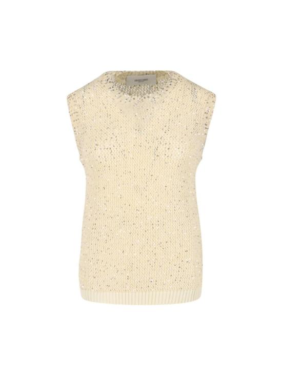 25FW 골든구스 민소매 티셔츠 GWP01922 P00169111560 WHITE