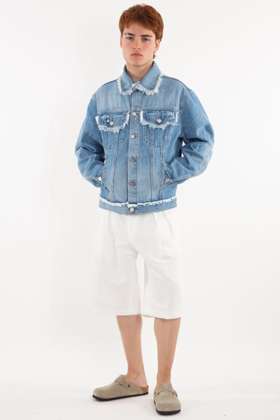 25SS 세퍼 자켓 MFW24ALVAREZFRA FRAYED RODEO Denim - SEFR