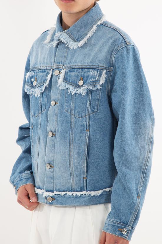 25SS 세퍼 자켓 MFW24ALVAREZFRA FRAYED RODEO Denim - SEFR