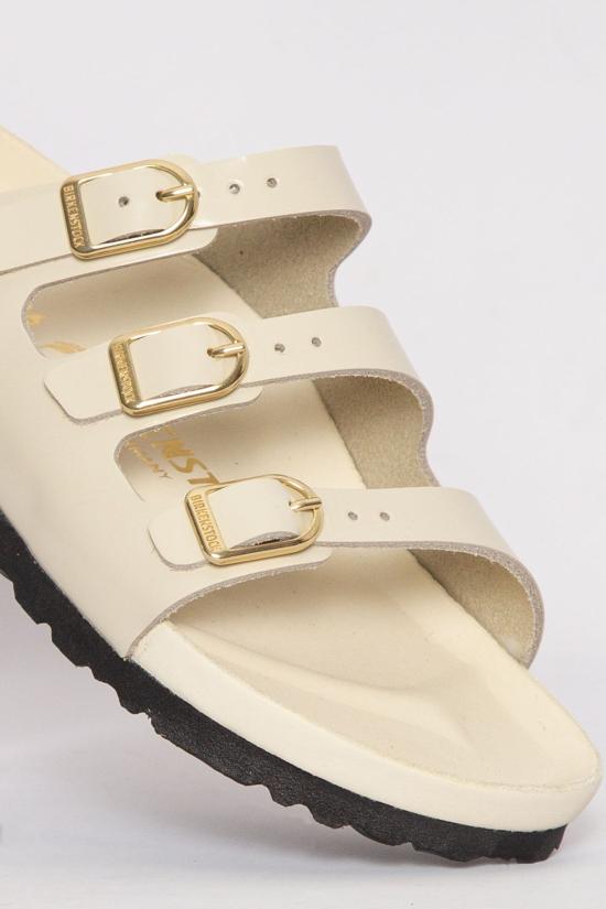 25SS 버켄스탁 플로리다 프레쉬 하이 샤인 1029355 ECRU Beige - BIRKENSTOCK