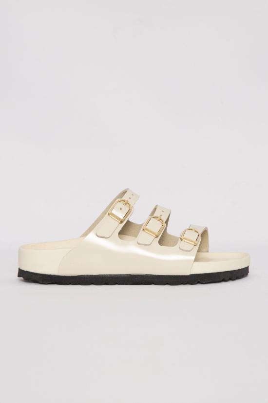 25SS 버켄스탁 플로리다 프레쉬 하이 샤인 1029355 ECRU Beige